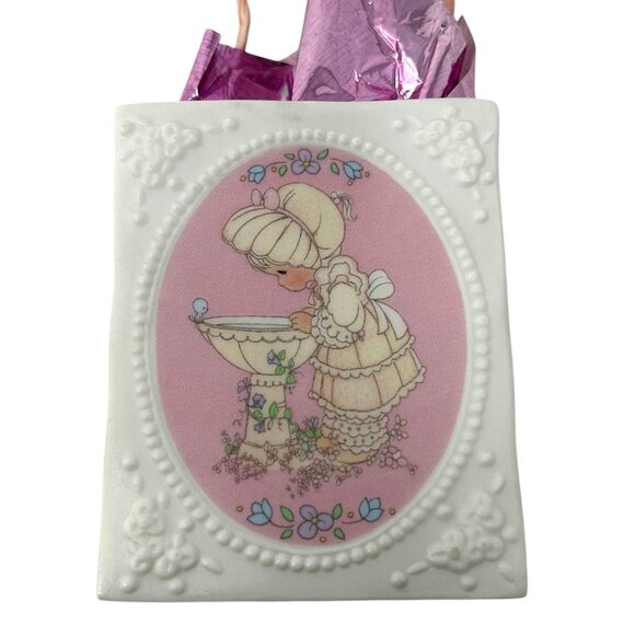 Precious Moments Porcelain Gift Bag 1993 Kindness Reflection Gods Love 255688 - Picture 14 of 16